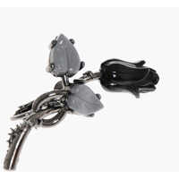 Cercei Single Clip Earring With Rose Shaped Design Femei