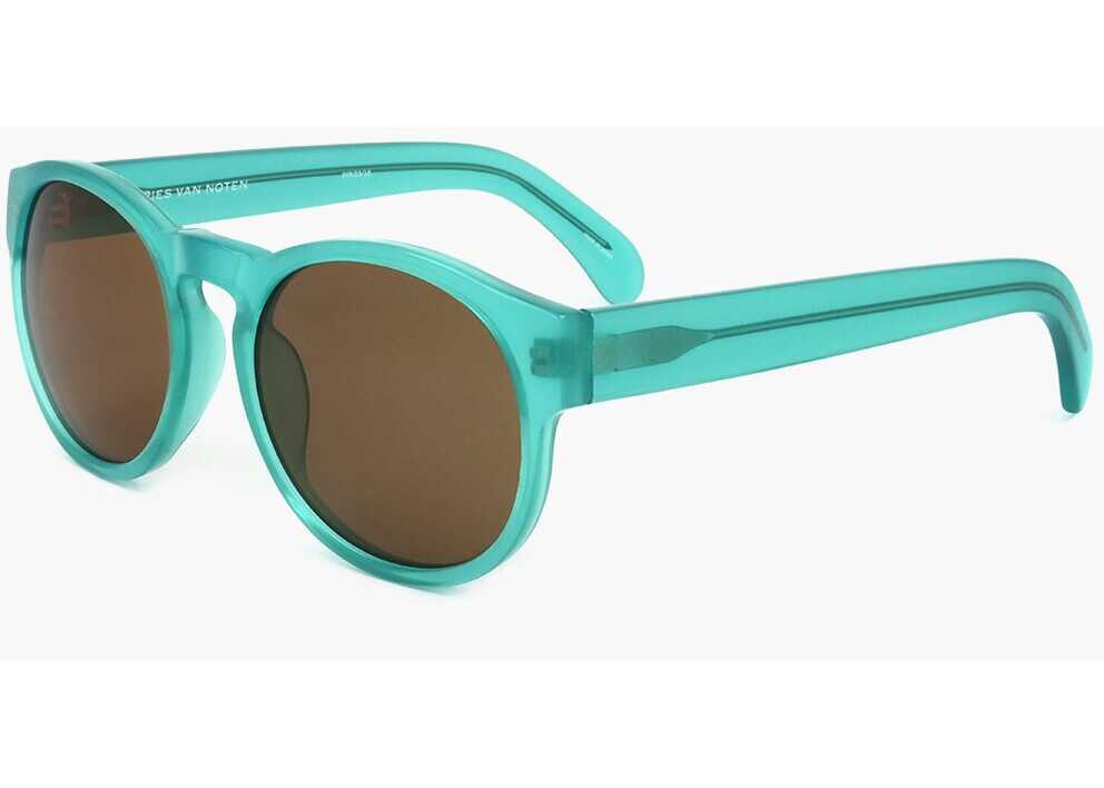 Ochelari de soare LINDA FARROW Dries Van Noten Pantos Sunglasses With Matte Frame Light Blue Femei (BM 18100045) 2