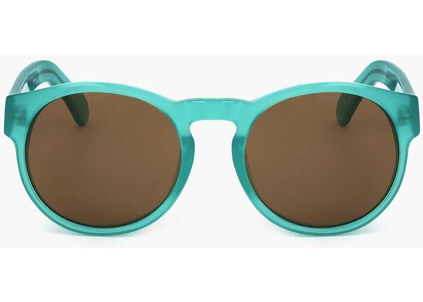 Ochelari de soare LINDA FARROW Dries Van Noten Pantos Sunglasses With Matte Frame Light Blue Femei (BM 18100045) 1