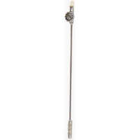 Cravate Metal D2 Classic Tie Pin With Rhinestone Detail Barbati