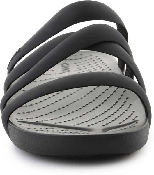 Slapi Crocs Splash Strappy Black Black Femei (BM 18100078) 2