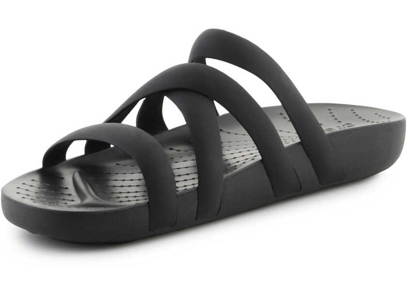 Slapi Crocs Splash Strappy Black Black Femei (BM 18100078) 3