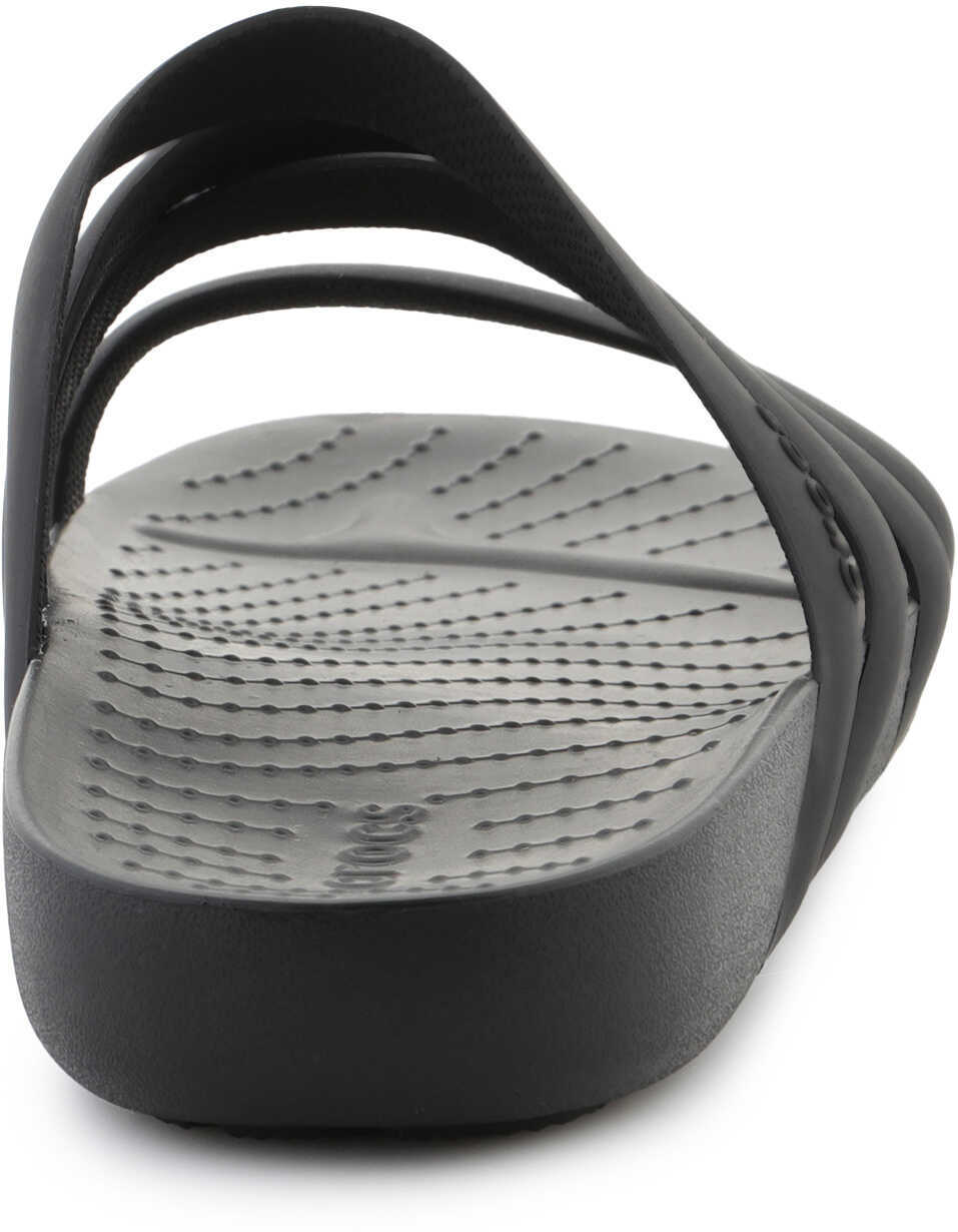 Slapi Crocs Splash Strappy Black Black Femei (BM 18100078) 5