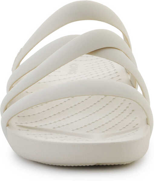 Slapi Crocs Splash Strappy Bone Beige Femei (BM 18100084) 5