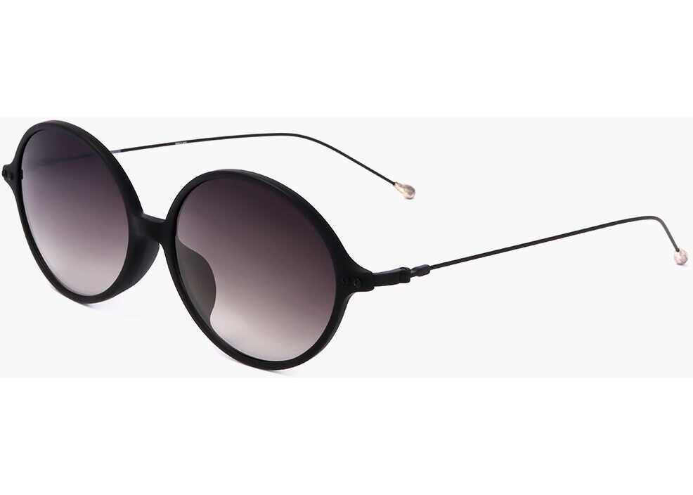 Ochelari de soare LINDA FARROW Ann Demeulemeester Oval Sunglasses With Metal Rods Black Femei (BM 18100108) 2