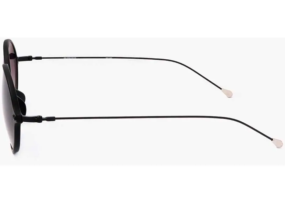 Ochelari de soare LINDA FARROW Ann Demeulemeester Oval Sunglasses With Metal Rods Black Femei (BM 18100108) 3