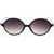 LINDA FARROW Ann Demeulemeester Oval Sunglasses With Metal Rods Black