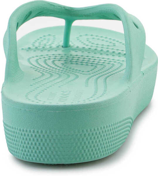 Slapi Crocs Classic Platfrom Flip W Oxygen Jade Stone Green Femei (BM 18100165) 5