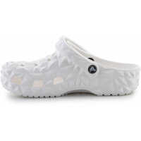 Slapi pentru Barbati - Slapi Crocs Classic Geometric Clog White White Barbati (BM 18100168) - B-mall.ro