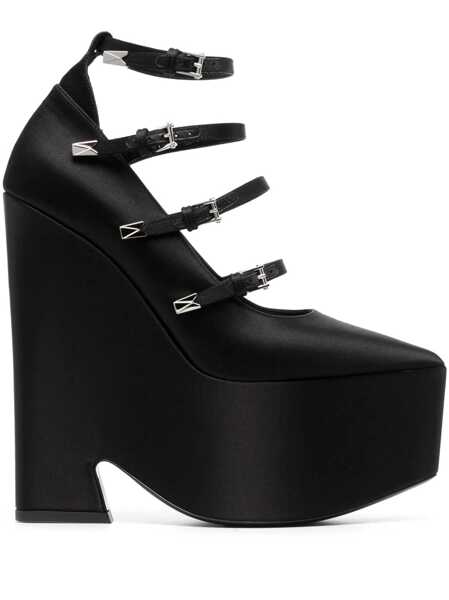 Pantofi cu toc Versace Versace Tempest Platform Pump Black Femei (BM 18100719) 1