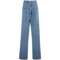 Blugi Mother Snacks! The Fold In Funnel Wide-Leg Jeans Femei