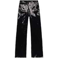 Pantaloni casual Nili Lotan Sequined Trousers Femei