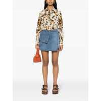 Fuste MSGM Dama - Fuste MSGM Msgm Denim Mini Skirt Navy Femei (BM 18102222) - B-mall.ro