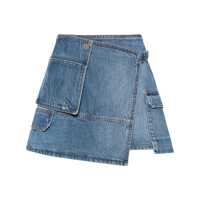 Fuste Msgm Denim Mini Skirt Femei