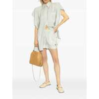Pantaloni casual Stella McCartney Dama - Pantaloni casual Stella McCartney Stella McCartney Silk Shorts WHITE Femei (BM 18102738) - B-mall.ro