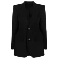 Sacouri Balenciaga Wool Pinstripe Blazer Femei