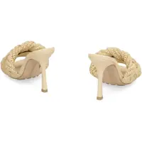 Pantofi cu toc Bottega Veneta Dama - Pantofi cu toc Bottega Veneta Bottega Veneta Lido Raffia Mules Beige Femei (BM 18103155) - B-mall.ro