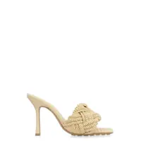 Pantofi cu toc Bottega Veneta Lido Raffia Mules Femei