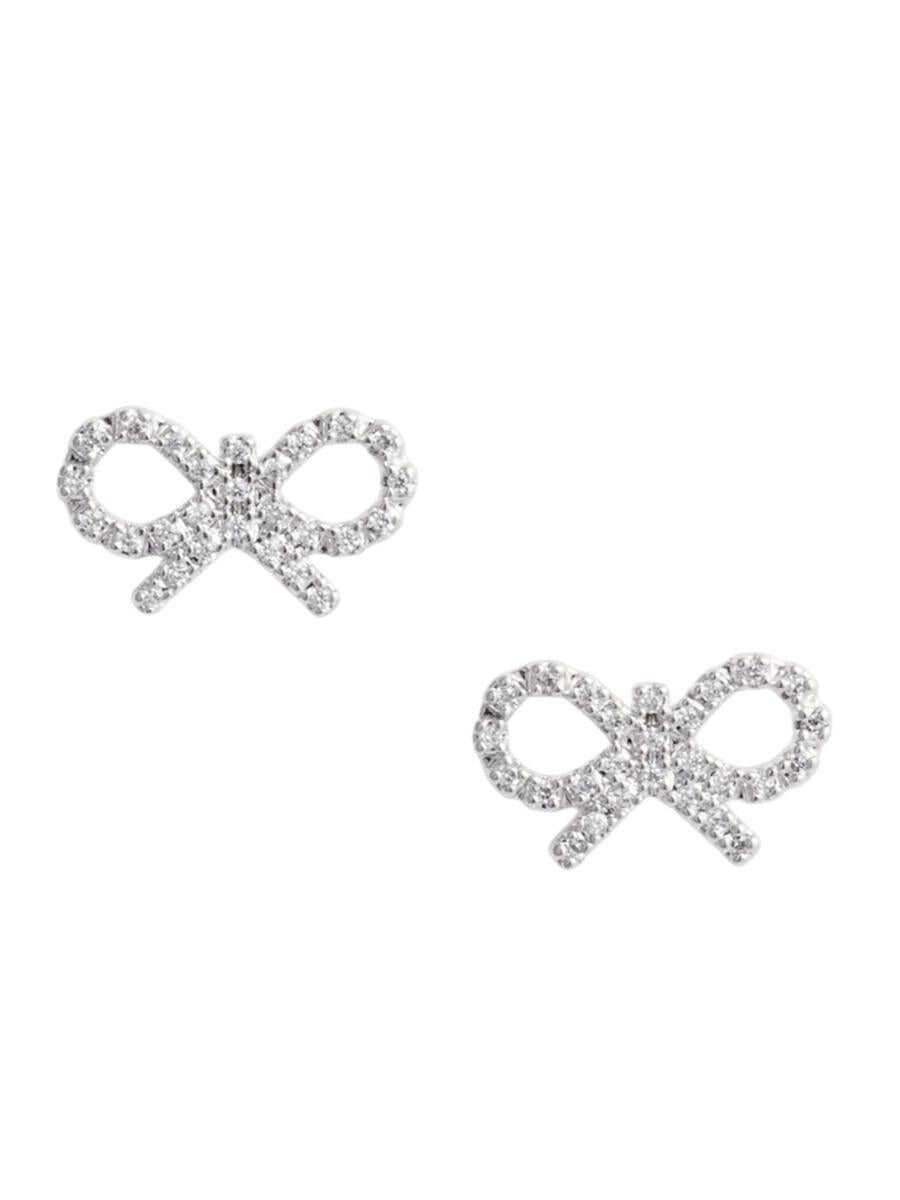 Cercei Self-Portrait Self-Portrait Micro Bow Earrings GREY Femei (BM 18104238) 1