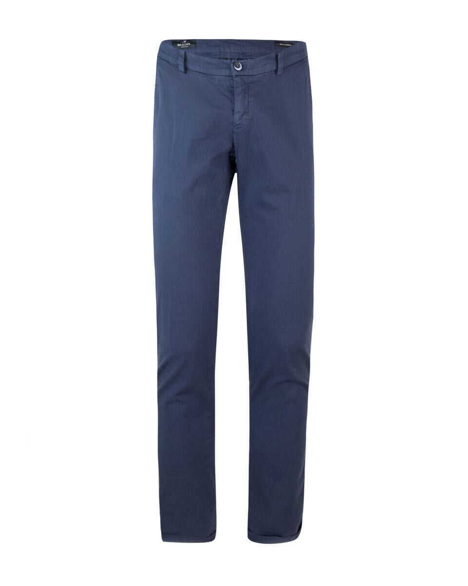 Pantaloni Masons MasonS Pants BLUE Barbati (BM 18104283) 1