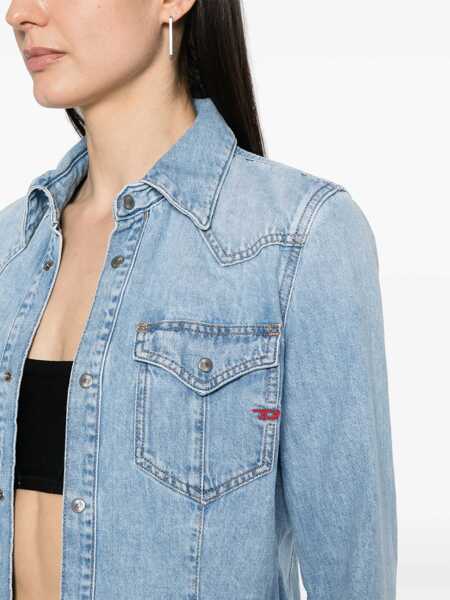 Camasi de blugi Diesel Diesel De-Waves Denim Shirt Navy Femei (BM 18104292) 5