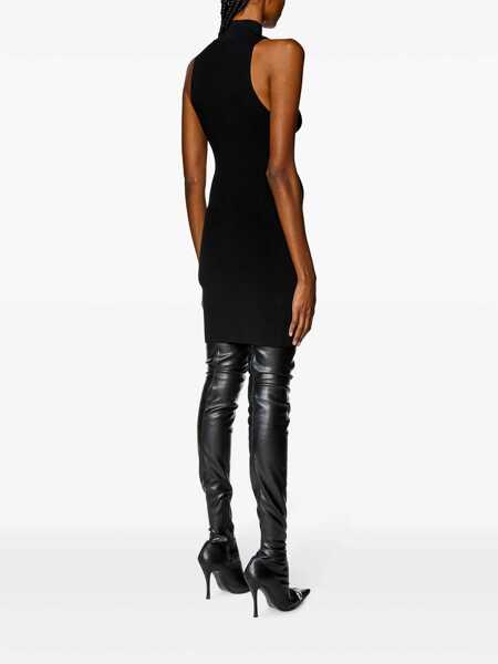 Rochii Diesel Diesel M-Onervax Knitted Turtleneck Dress Black Femei (BM 18104304) 3