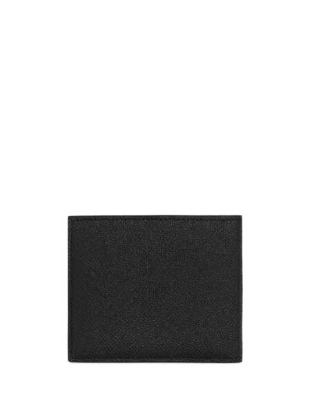 Portofele Dolce & Gabbana Black Bi-Fold Wallet With Logo Plaque On The Front In Grained Leather Man Black Barbati (BM 18104682) 2