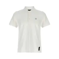 Tricouri Polo Fendi Ff Metallic Logo Polo Shirt Barbati