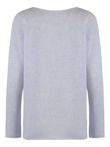 Pulovere THE ALPHABET The Alphabet The Knit - Cashmere Blend Pullover BLUE Femei (BM 18106998) 2