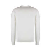 Pulovere THE (ALPHABET) pentru Barbati - Pulovere THE ALPHABET The Alphabet The Knit - Silk And Cotton Blend Sweater WHITE Barbati (BM 18107037) - B-mall.ro