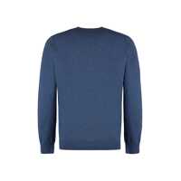 Pulovere THE (ALPHABET) pentru Barbati - Pulovere THE ALPHABET The Alphabet The Knit - Wool And Cashmere Sweater BLUE Barbati (BM 18107043) - B-mall.ro
