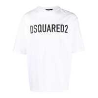 Tricouri DSQUARED2 Logo Cotton T-Shirt Barbati