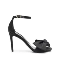 Pantofi cu toc Stuart Weitzman Nudist Curve Fabric Sandals Femei