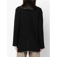 Pulovere Aspesi Dama - Cardigane Aspesi Aspesi Cardigan With Padded Front Panel Black Femei (BM 18109470) - B-mall.ro