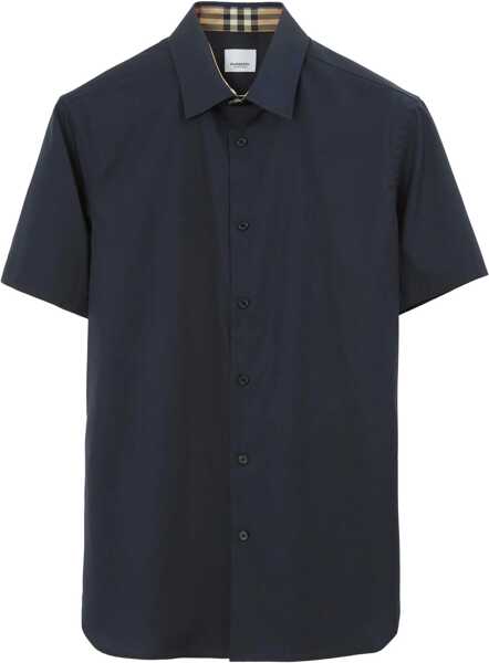 Camasi casual Burberry Short Sleeve Shirt NAVY Barbati (BM 18109804) 1