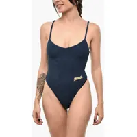 Costume de baie intregi Wave Motif One Piece Swimsuit Femei