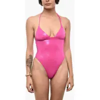 Costume de baie intregi Glitter One Piece Swimsuit With Embossed Logo Femei