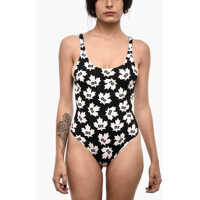 Costume de baie intregi All-Over Monogram Two-Tone One Piece Swimsuit Femei