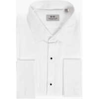Camasi elegante Cc Collection Popeline Cotton Tuxedo Shirt Barbati