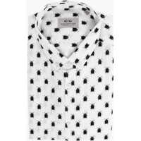 Camasi casual CORNELIANI Cc Collection Short-Sleeved Scarab Shirt With Button-Down Co