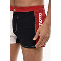 Sorturi de baie DSQUARED2 pentru Barbati - Sorturi de baie DSQUARED2 Color Block Swim Shorts With Side Logo Multicolor Barbati (BM 18110044) - B-mall.ro