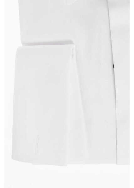 Camasi elegante CORNELIANI Cc Collection Wing-Tip Shirt With Concealed Closure White Barbati (BM 18110110) 3