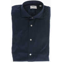 Camasi casual Cc Collection Cotton Jersey Shirt With Standard Collar Barbati