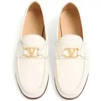 Mocasini Valentino Garavani pentru Barbati - Mocasini Valentino Garavani Moccasin Vlogo Signature WHITE Barbati (BM 18110344) - B-mall.ro