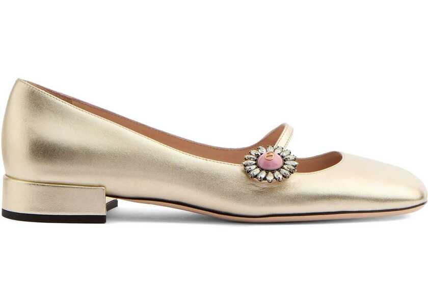 Balerini Valentino Garavani Mary-Jane Preshoes Ballerina In Kidskin PINK Femei (BM 18110350) 1