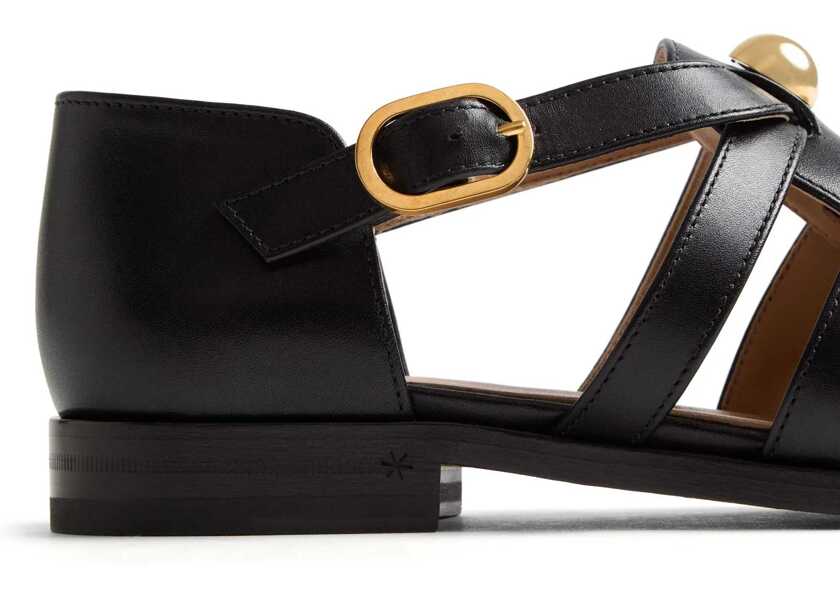 Sandale Valentino Garavani Sandal Fisherman Vlogo Signature BLACK Femei (BM 18110368) 5