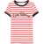Valentino Garavani Striped Cotton Jersey T-Shirt RED