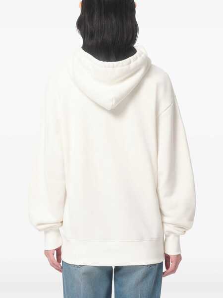 Bluze de trening Valentino Garavani Cotton Hoodie With Print IVORY Femei (BM 18110374) 4