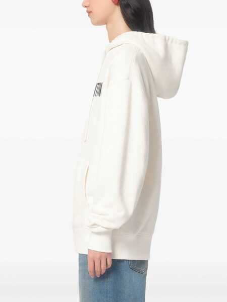 Bluze de trening Valentino Garavani Cotton Hoodie With Print IVORY Femei (BM 18110374) 5