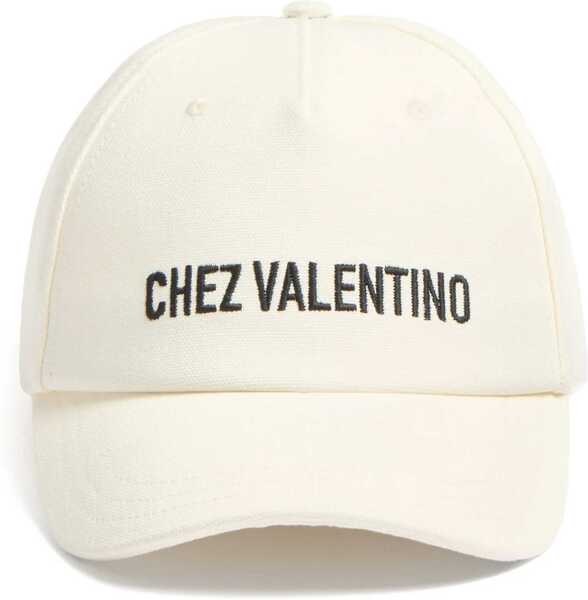 Sepci Valentino Garavani Baseball Cap With Embroidery IVORY Femei (BM 18110386) 3